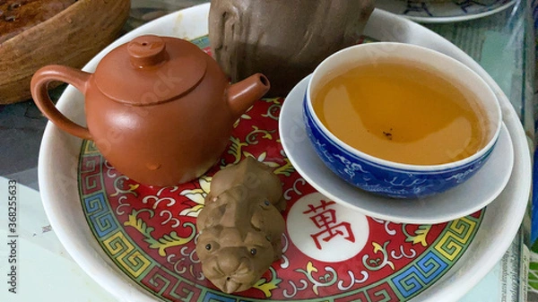 Obraz chinese tea set