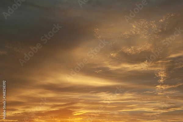 Fototapeta Sunset in the Clouds