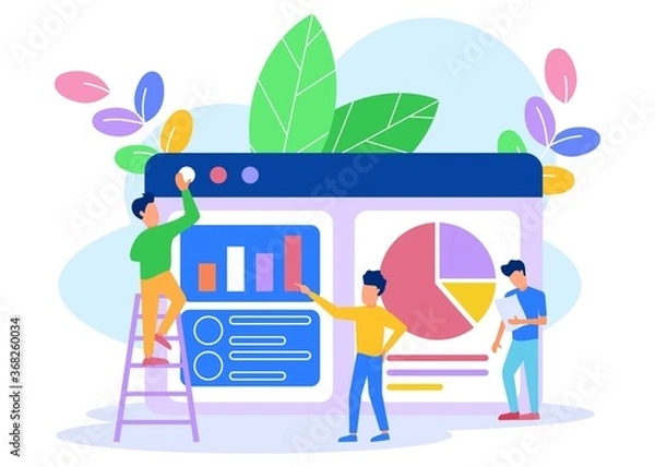 Fototapeta Business analysis