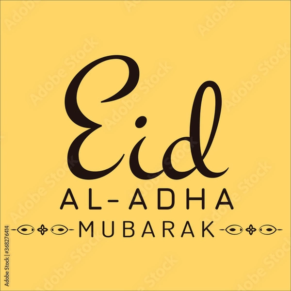 Fototapeta eid al adha greetings vector