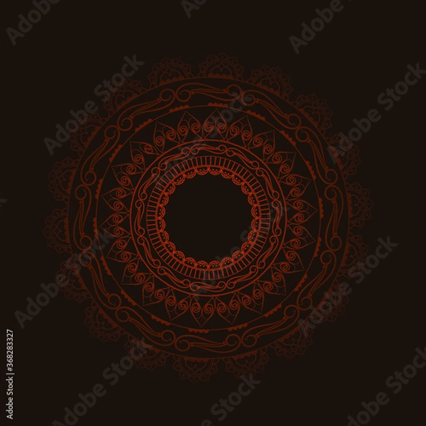 Fototapeta Indian style rangoli designs vector