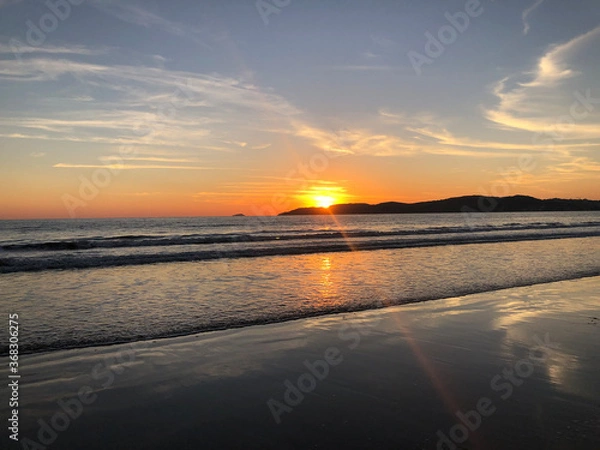 Fototapeta sunset at the beach