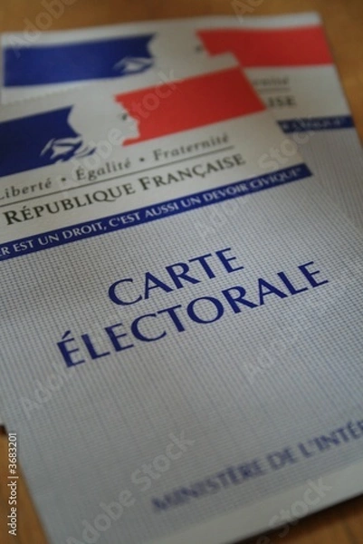 Obraz carte electeur