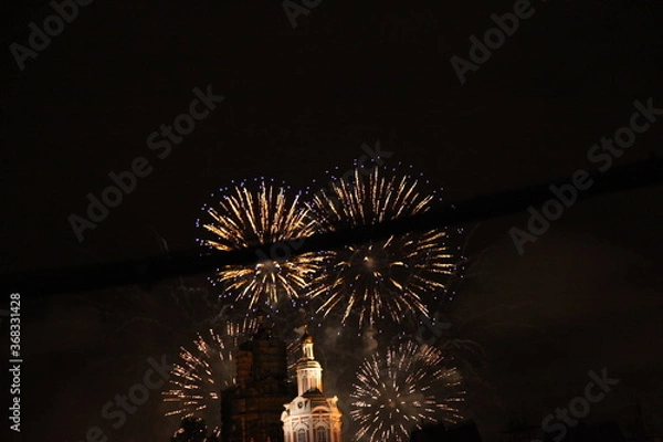 Obraz Fireworks in Moscow