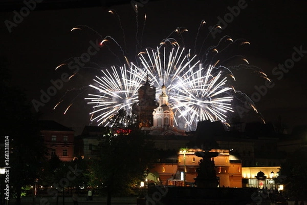 Obraz Fireworks in Moscow