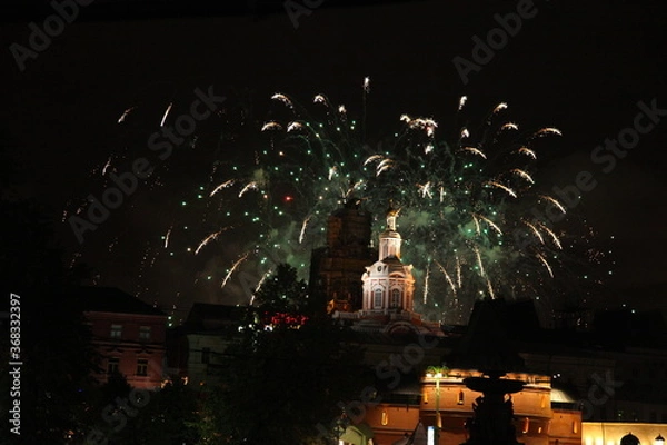 Obraz Fireworks in Moscow