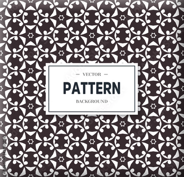 Fototapeta Geometric ornamental vector pattern. Seamless design.