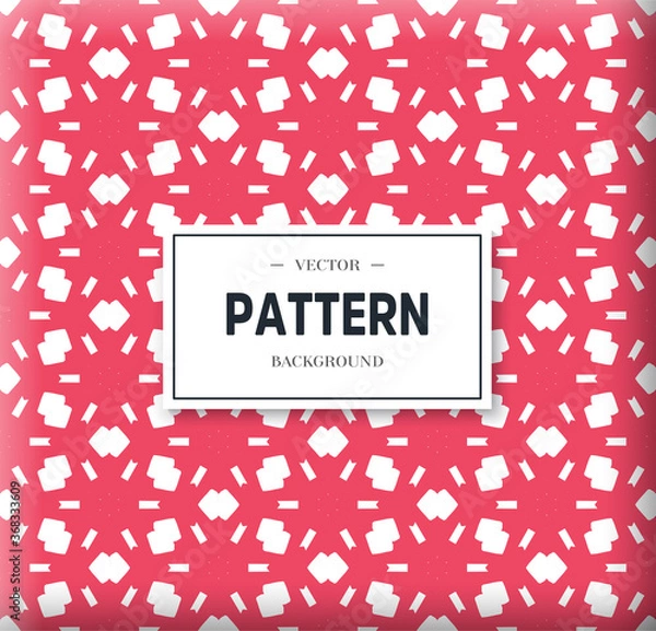 Fototapeta Geometric ornamental vector pattern. Seamless design.