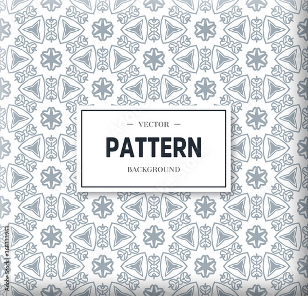 Fototapeta Geometric ornamental vector pattern. Seamless design.