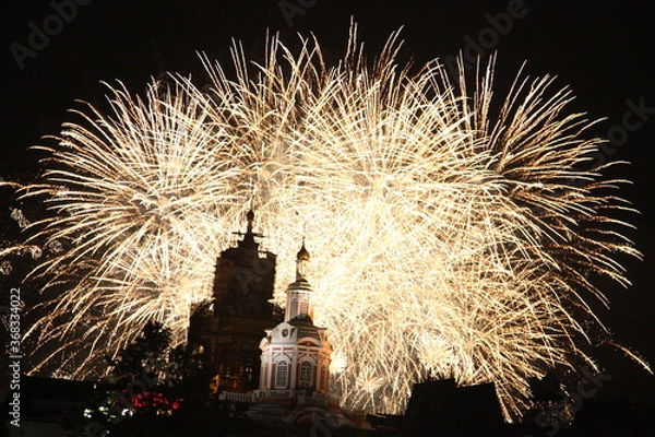 Obraz Fireworks in Moscow