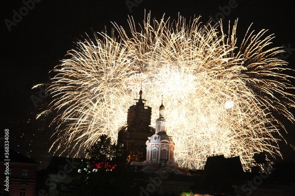 Obraz Fireworks in Moscow