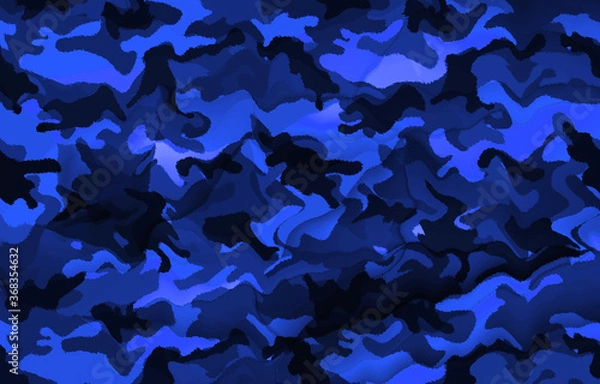 Fototapeta abstract camouflage with brush pattern