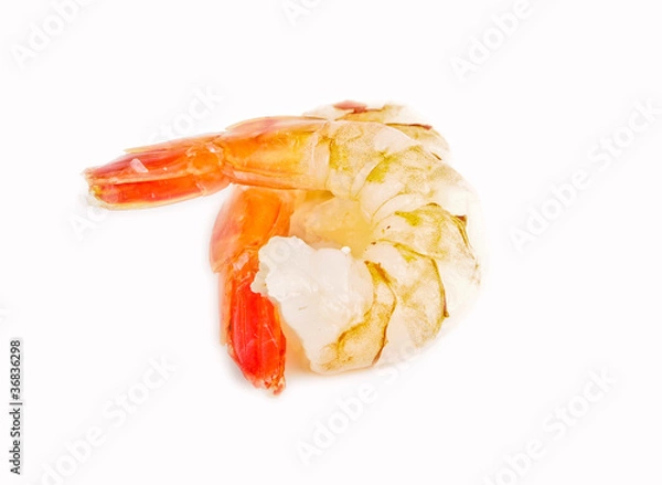Fototapeta Fresh shrimp from greenland