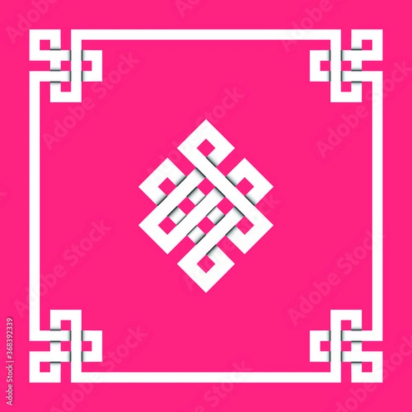 Obraz mongolian pattern