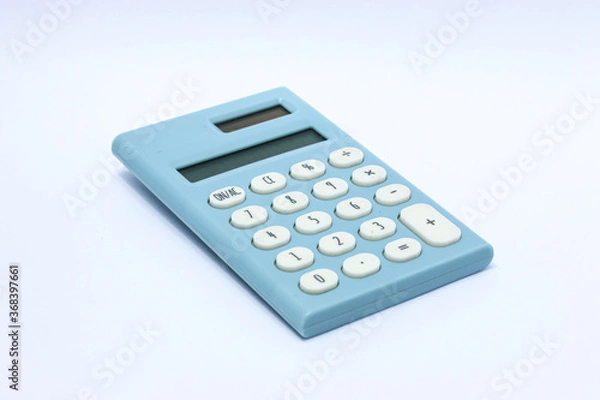 Fototapeta calculator on white background