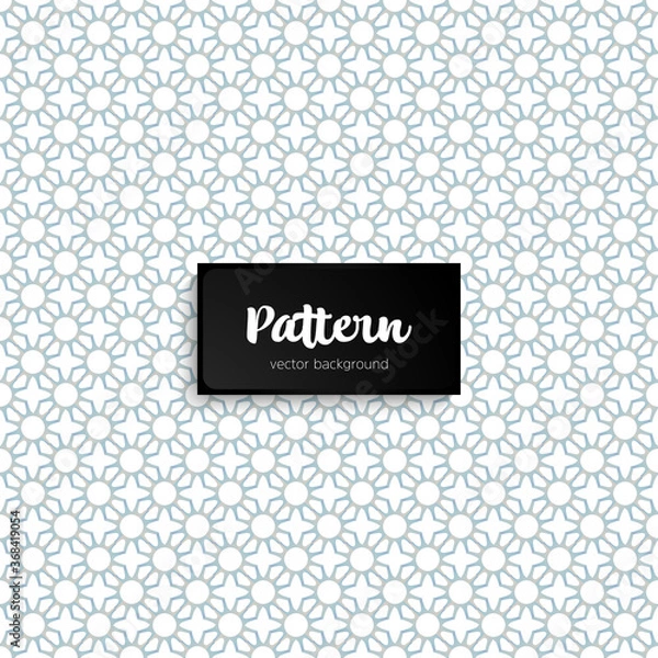 Fototapeta Ornate floral seamless texture, endless pattern