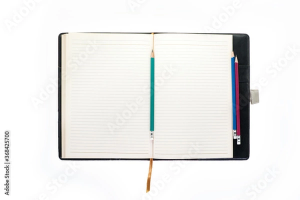 Obraz Diary or Notebook Paper Background.