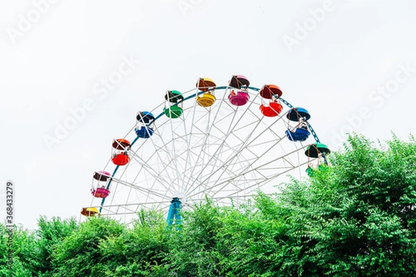 Obraz ferris wheel in the park