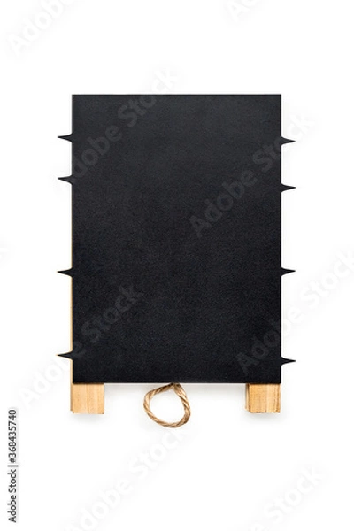 Obraz Funny chalkboard on white background.