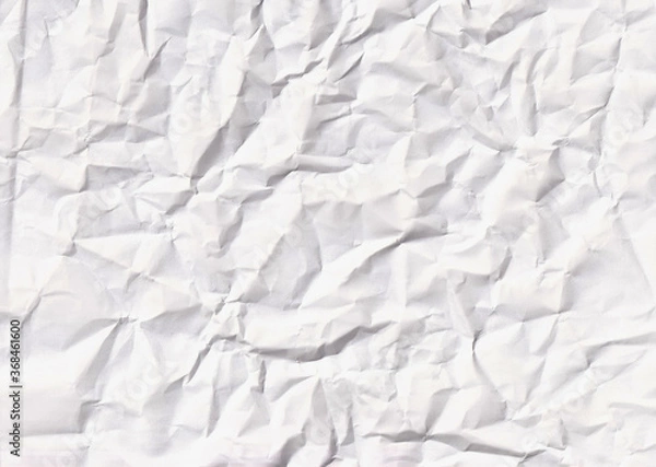 Fototapeta くしゃくしゃのコピー用紙　テクスチャ　皺