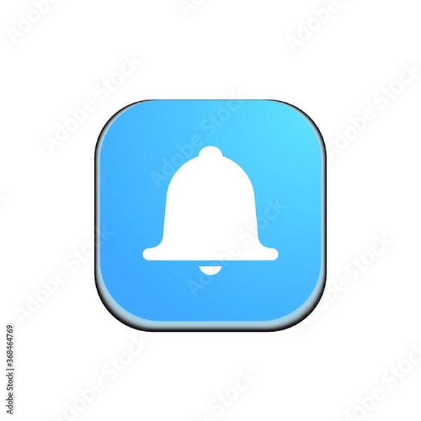 Fototapeta Notification -  Button
