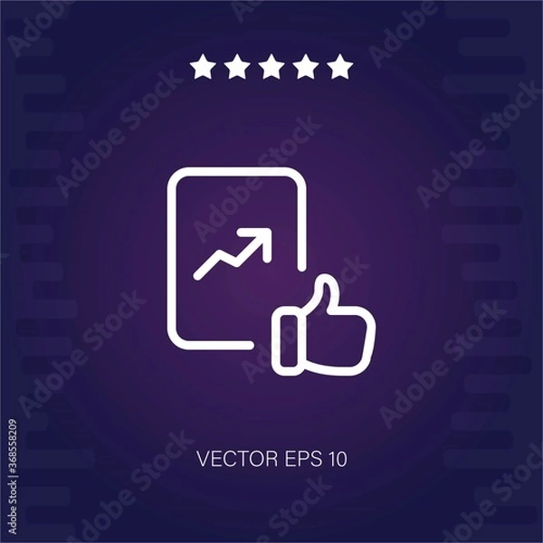 Obraz like vector icon modern illustration