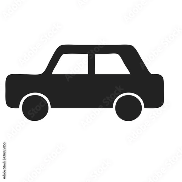 Obraz Voiture logo simple