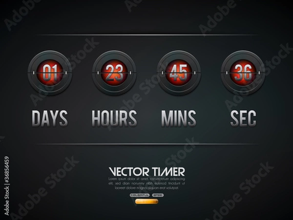 Fototapeta Countdown timer