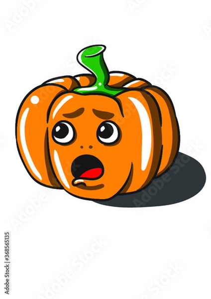 Obraz halloween pumpkin head