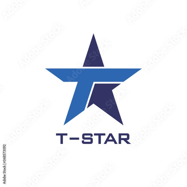 Obraz T Star logo design