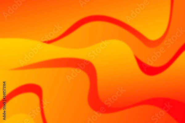 Fototapeta Blur background. Abstract yellow wavy background with curve lines. Abstract yellow art lines. Autumn concept.