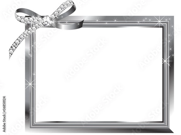 Obraz Srebrna ramka