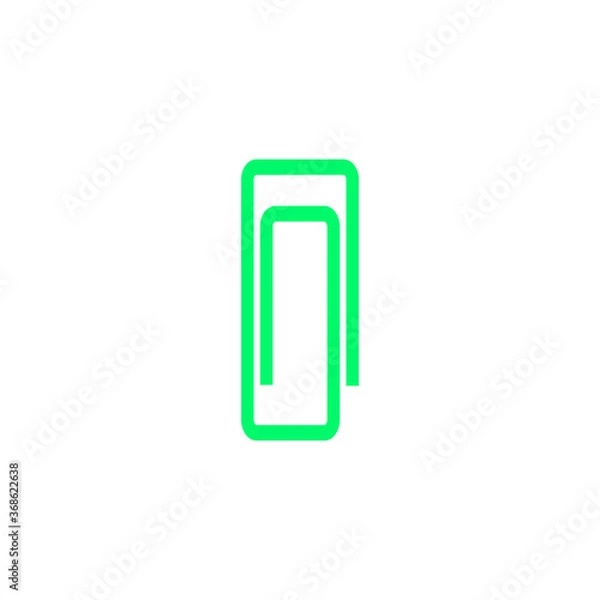 Fototapeta Paperclip icon vector