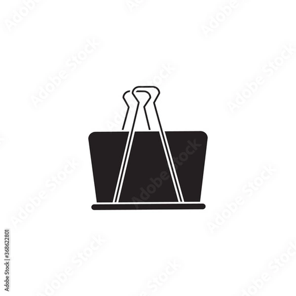 Fototapeta Paperclip icon vector