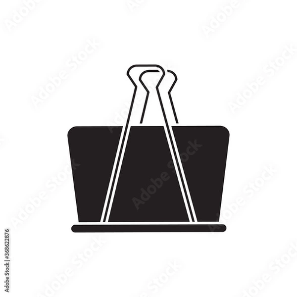 Fototapeta Paperclip icon vector