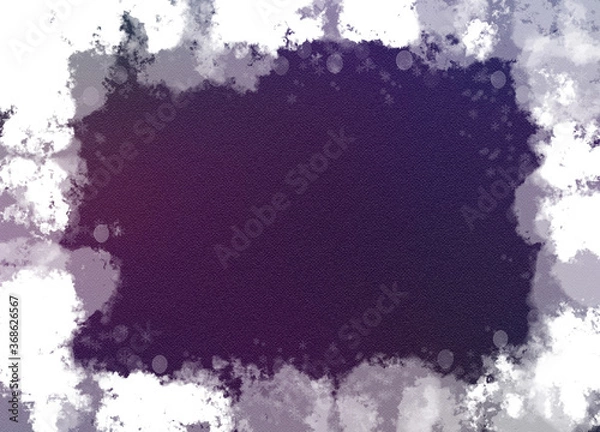 Fototapeta White Clouds Designs On Rectangle Paper Texture Background Frame Template-For Banner, Poster, Card & Photo Frame