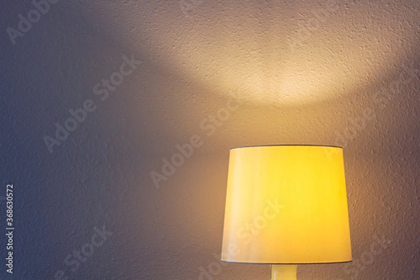 Obraz Lamp light in a cement background