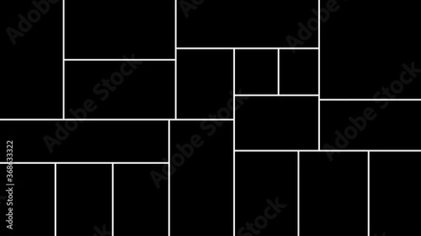 Obraz Collage frames boards. Vector frames Templates collage for photo or illustration.