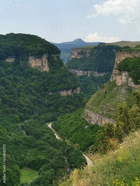 Fototapeta view of the mountains