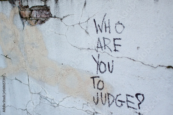 Obraz Cracked Wall with Text