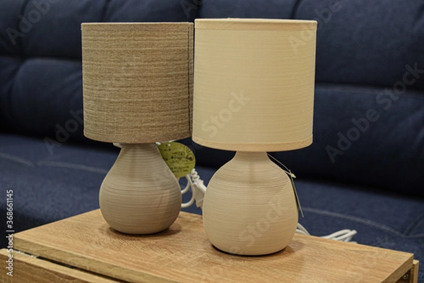 Fototapeta lamp on a table