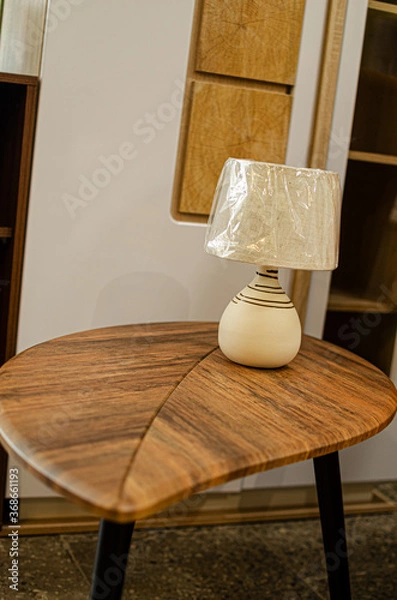 Fototapeta lamp on a table