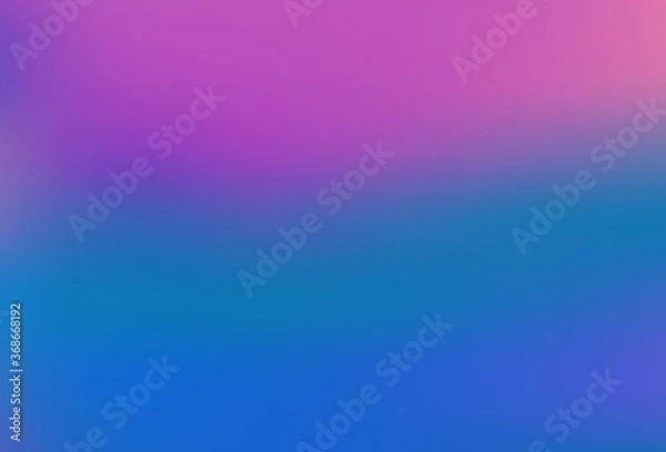 Obraz Light BLUE vector blurred background.
