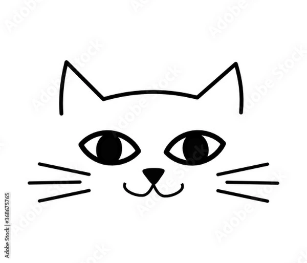 Fototapeta Cute Cat Face