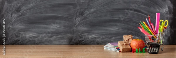 Obraz School background. Back to school.