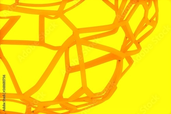 Obraz 3D rendering abstract colorful shape illustration