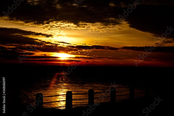 Obraz Sunset on the Pier