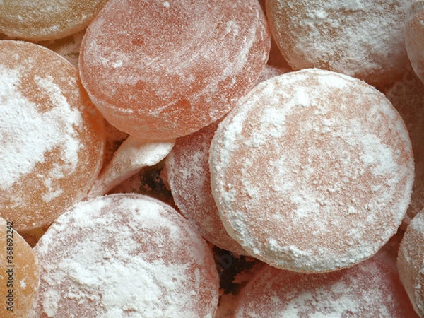 Fototapeta homemade cookies with sugar