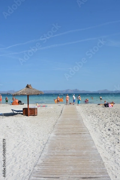 Obraz pier on the beach