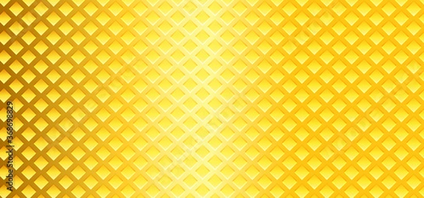 Fototapeta Golden background with diamond pattern